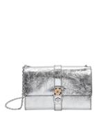 Proenza Schouler Ps11 Silver Leather Clutch Chain Bag Silver 1size