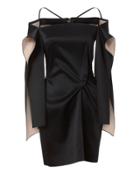 Roland Mouret Meestead Satin Mini Dress