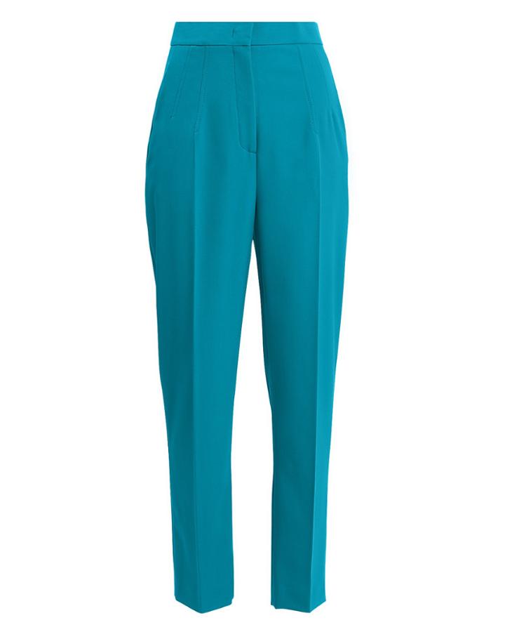 Emilio Pucci Pleat Front Trousers Blue 42