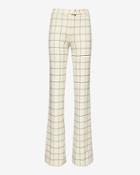 Derek Lam 10 Crosby Box Grid Flannel Flare Pant