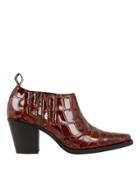 Ganni Nola Booties Brown 36