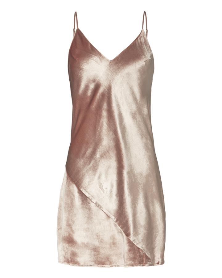 Fleur Du Mal Velvet Mini Slip Dress