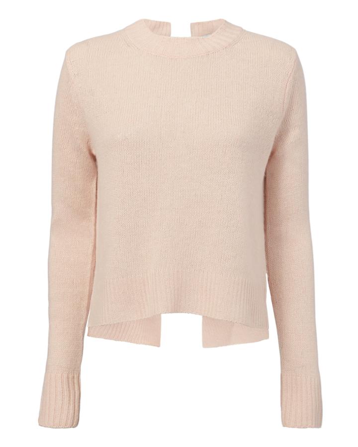 Derek Lam 10 Crosby Cashmere Tie Back Sweater Pink P