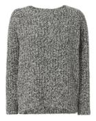 Vince Marled Grey Knit Sweater Grey P