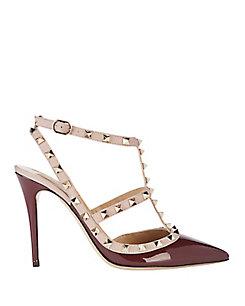 Valentino Rockstud Cage Patent Pump