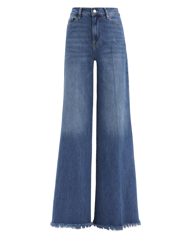 Frame Le Palazzo Raw Edge Jean Medium Denim 29