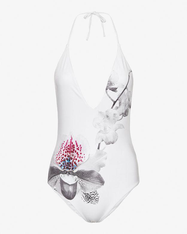 Onia Orchid Print Swimsuit- Final Sale