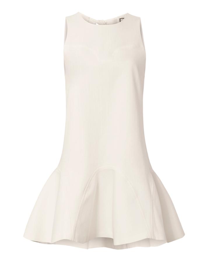 Alexis Alexia Bow Back Mini Dress White L