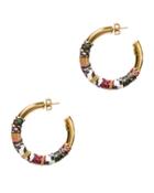 Gas Bijoux Creole Porto Massai Wrapped Hoops Multi 1size