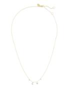 Meira T Delicate Moon And Star Necklace Gold 1size