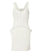 Thierry Mugler Mugler Off White Denim Dress Ivory 42