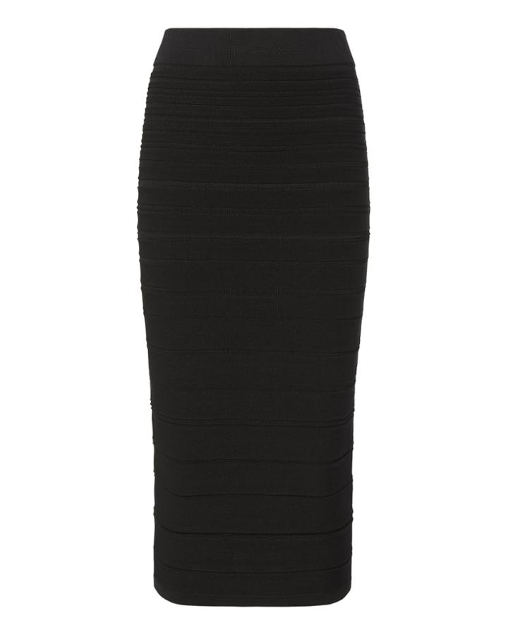 Cushnie Et Ochs Graduated Knit Pencil Skirt