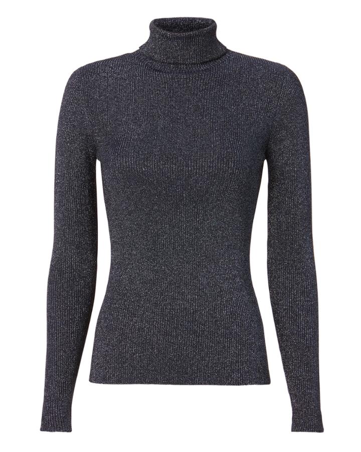 3.1 Phillip Lim Lurex Knit Turtleneck