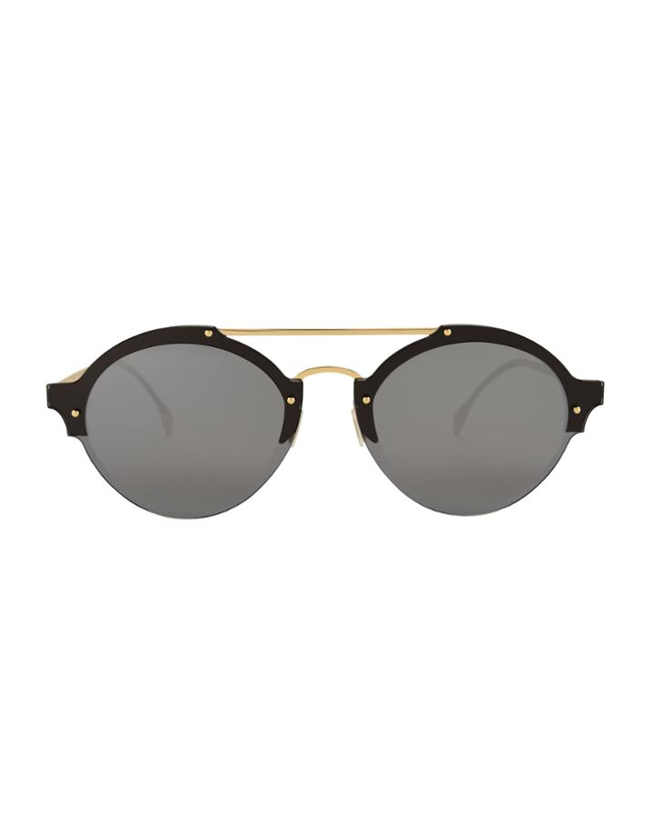 &quot;illesteva Malpensa Gold Stud Sunglasses&quot;