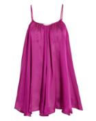 Fleur Du Mal Swing Dark Pink Romper Pink-drk M/l