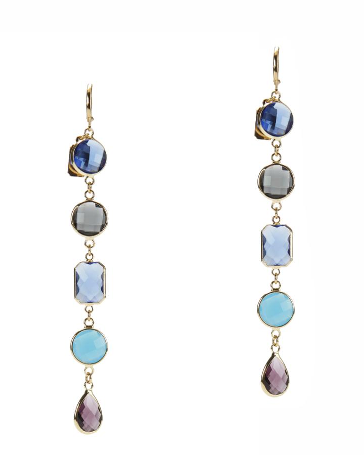 &quot;haus Of Topper Crystal Drop Earrings&quot;