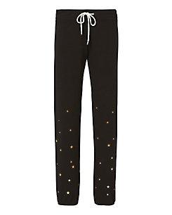 Monrow Stardust Vintage Black Sweatpants
