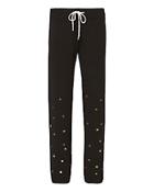 Monrow Stardust Vintage Black Sweatpants