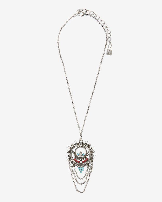 Dannijo Alexius Dreamcatcher Pendant Necklace