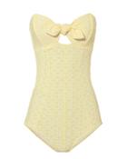 Lisa Marie Fernandez Poppy Yellow One Piece Swimsuit Yellow 2