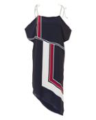 Joie Edyte Colorblock Dress Navy P