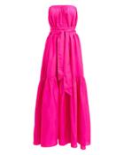 Annak Anaak Sakura Strapless Maxi Dress Shocking Pink Zero