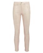 L'agence Margot Quartz Foil High-rise Ankle Skinny Jeans Quartz 25