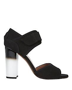 Marni Velcro Strap Ombre Heel Sandals