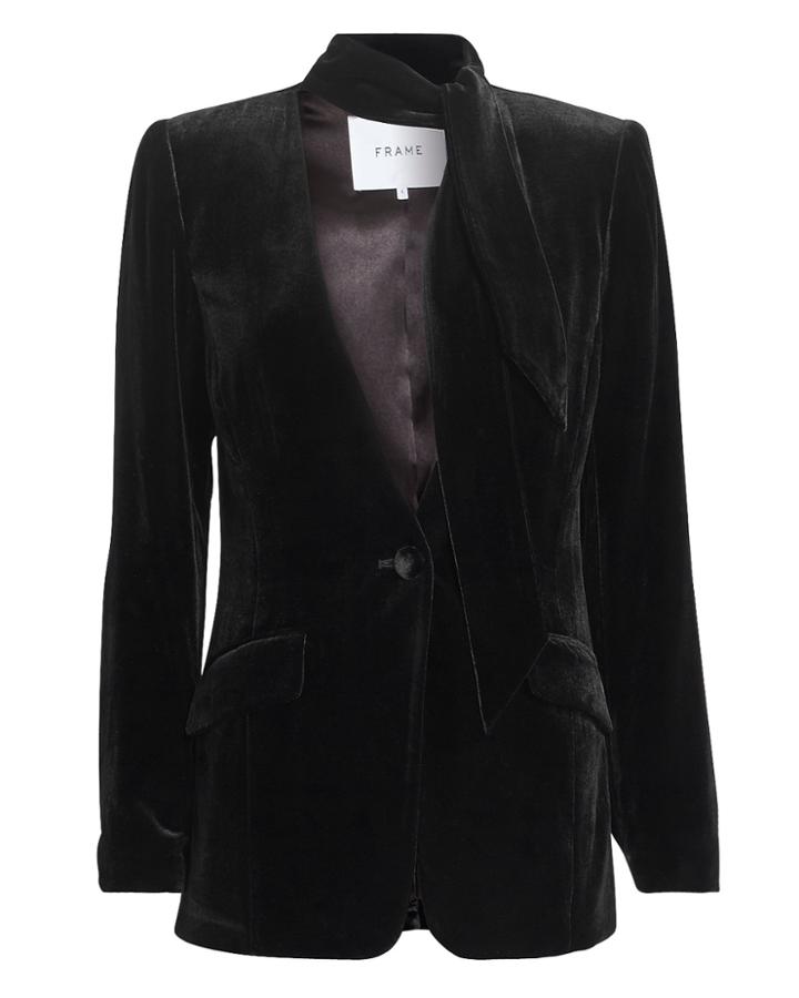 Frame Velvet Noir Jacket Black 6