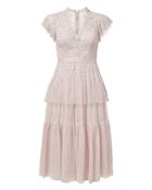 Needle & Thread Mirage Embellished Dress Purple-lt 6
