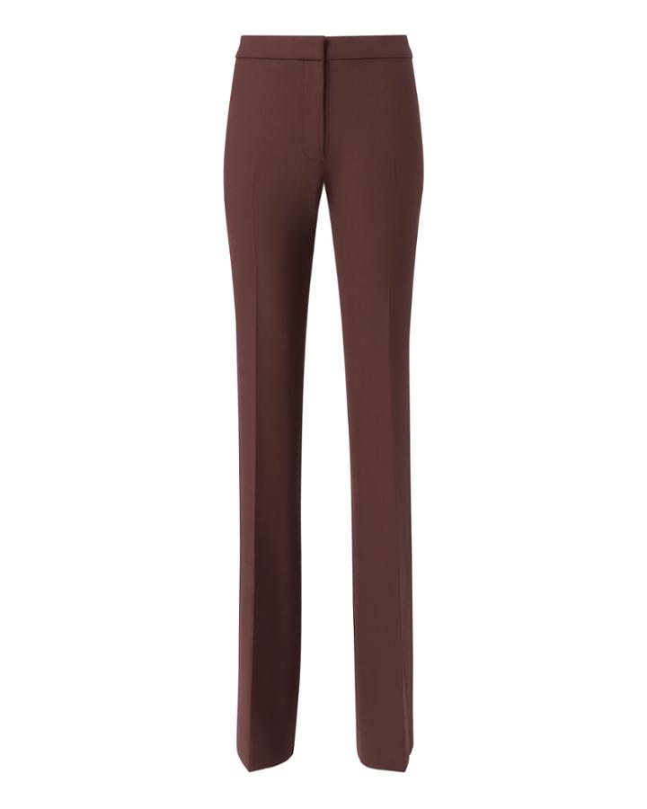 Victoria Victoria Beckham Victoria, Victoria Beckham Victoria Paneled Bootcut Pants Red-drk 8