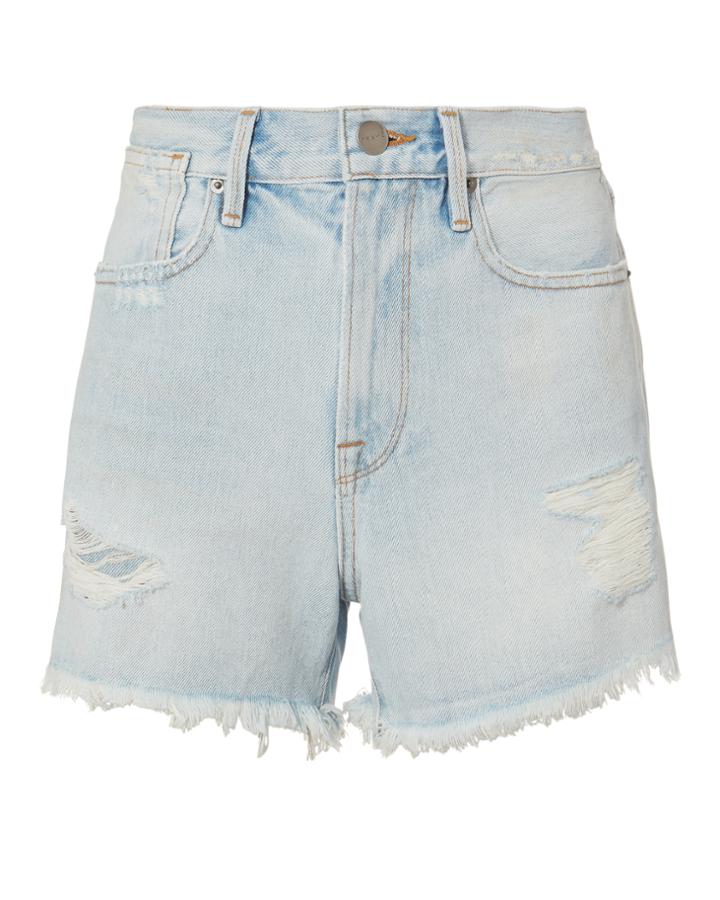 Frame Le Stevie Shorts Denim-lt 24