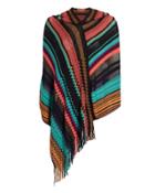 Missoni Usa Multicolor Poncho Multi 1size