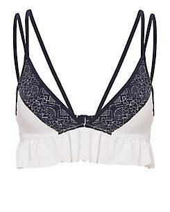 Jonathan Simkhai Ruffled Triangle Bikini Top