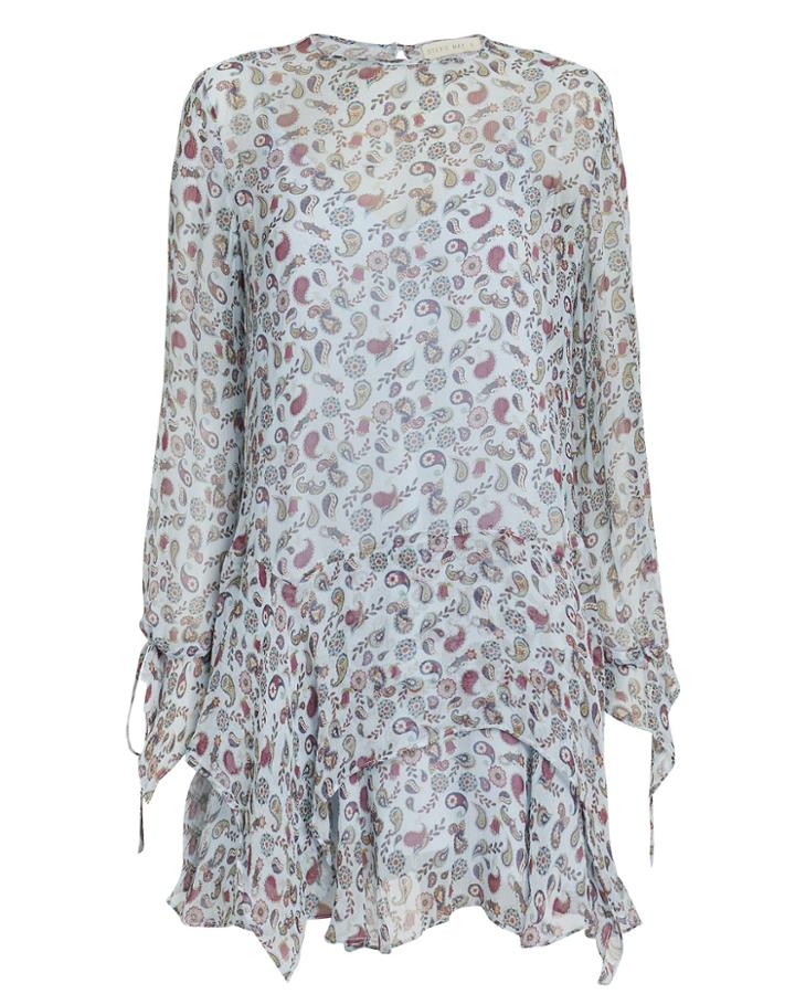 Stevie May Delilah Mini Dress Blue Paisley S