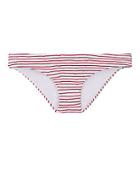 Onia Lily Red White Striped Bikini Bottom