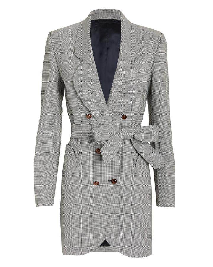 Blaze Milano Sunshine Blazer Dress Grey/white 1