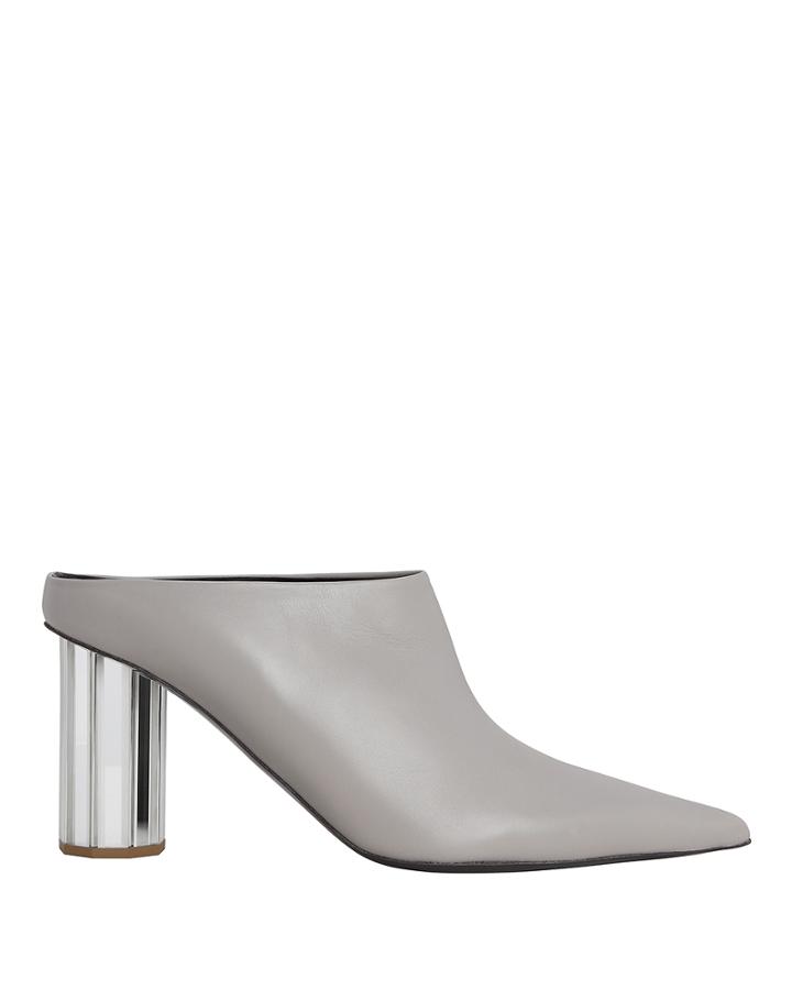 Proenza Schouler Mirror Heel Mules Grey 36.5