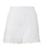 Exclusive For Intermix Kayla Embroidered Linen Shorts