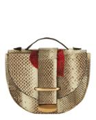 Delphine Delafon Red Heart Python Bag