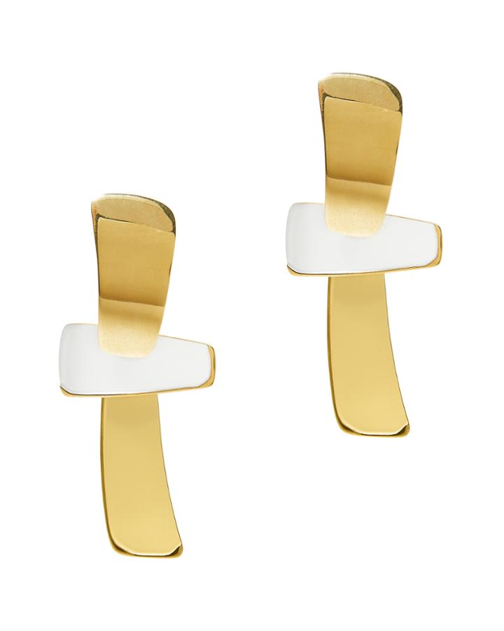 Lizzie Fortunato Ernesto Earrings Ivory 1size