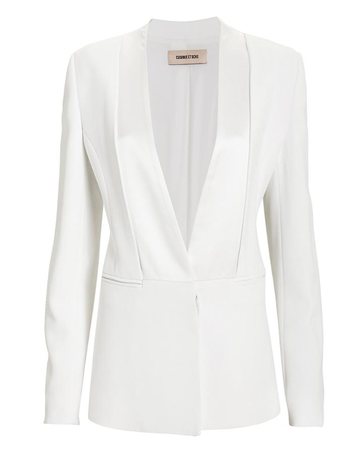 Cushnie Cady White Blazer White 2