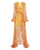 Caroline Constas Marigold Abstract-printed High-low Gown Light Floral S