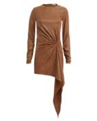 Torn Ronny Kobo Haddasah Mini Dress Pecan L