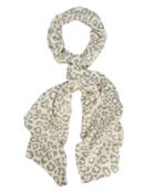 Exclusive For Intermix Intermix Leopard Scarf Ivory/tan 1size