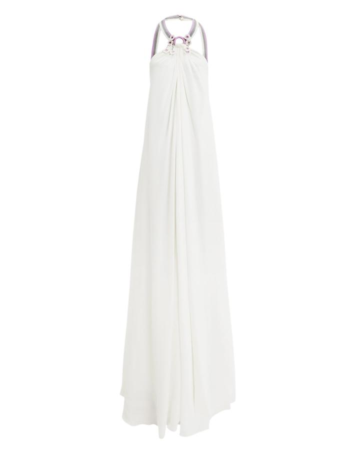 My Beachy Side Paloma Maxi Dress White/lavender 1size