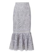 Lover Sovereign Midi Skirt Grey-lt Zero