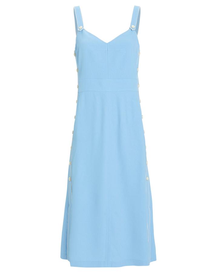 Rag And Bone Rag & Bone Tia Sleeveless Twill Dress Sky Blue S