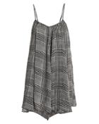 Fleur Du Mal Swing Romper Blk/wht M/l