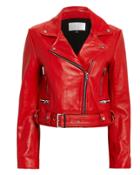 The Mighty Company The Ripley Red Leather Jacket Red S